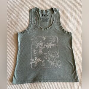 Green Plant Tank Top